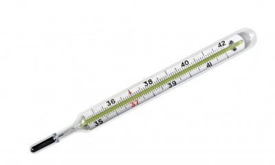 Термометр ртутный в футляре TVY-120